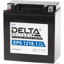 Мотоциклетный аккумулятор Delta EPS 1218.1 (18 А·ч)