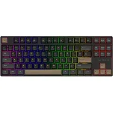 Клавиатура Ajazz AK870 MC (серый/черный/желтый, Ajazz Daydream)