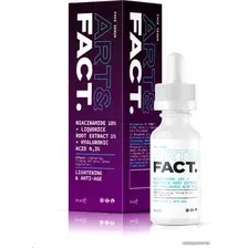 Art&Fact Сыворотка для лица Niacinamide 10  Liquorice Root Extr 1 себорегулирующая (30 мл)