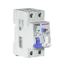 Дифференциальный автомат Dr.Ferz FMO-EL-1P+N 32A 30mA 6kA AC C 2M 22100214FERZ