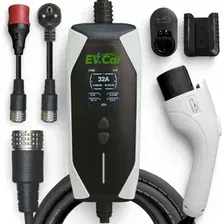 Зарядное EVCar GB/T B3 6-32A WiFi (7кВт, 1 фаза, сменные вилки)