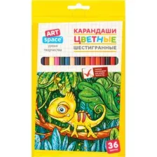 Набор цветных карандашей ArtSpace Милые зверушки CP_41023 (36 цв)