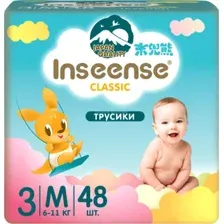 Трусики-подгузники Inseense Classic M 6-11 кг InsCM48Blue (48 шт)