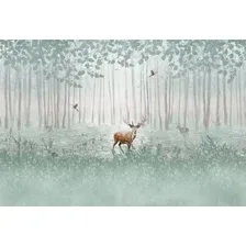 Фотообои Vimala Олени на опушке 270x300