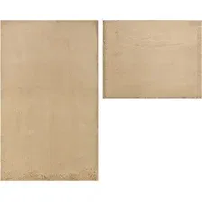 Набор ковриков для ванной и туалета Gokyildiz Fluffy 50x8040x50 (Beige)