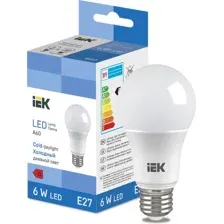 Лампочка IEK LED Bulb A60 510lm 6500K E27