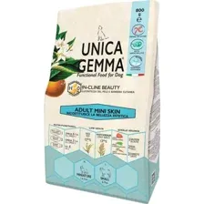 Корм для собак Unica Gemma, 3033, для собак мелких пород, для кожи и шерсти, 800 г