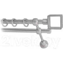Карниз для штор Lm Decor Куб 177 2р витой (сатин, 4м)