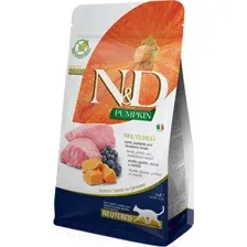 Сухой корм для кошек Farmina N&D Grain Free Pumpkin Lamb & Blueberry Adult Neutered (300г)