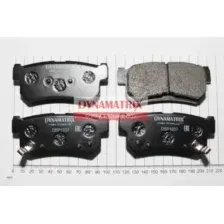 Тормозные колодки дисковые DYNAMAX DBP1937