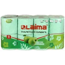 Туалетная бумага Laima 128723 (с ароматом яблока)