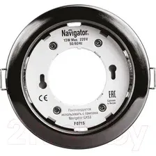Точечный светильник Navigator NGX-R1-005-GX53 / 71281 (черный хром)
