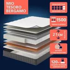 Матрас Mio Tesoro Bergamo 160x190 (джерси трикотаж)