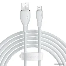 Кабель Baseus Pudding Series USB Type-A - Lightning (2 м, белый)
