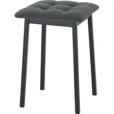 Табурет AMC Comfort 7К1.16 (кожзам, антрацит/черный)