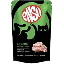 ENSO Пауч для кошек (Кролик в соусе) 85 г