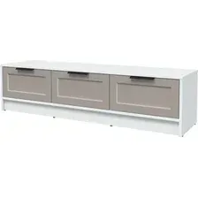 Тумба Интерлиния ТВ Концепт Тренд КТ-ТВ3-35 (белый платинум/луна)