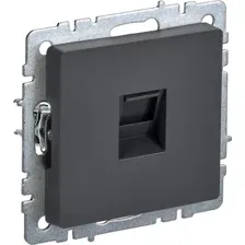 Розетка IEK Brite BR-K10-2-K53 (графит)