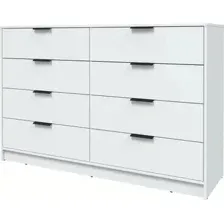 Комод Интерлиния Концепт КТ-К157 (белый платинум/белый платинум)