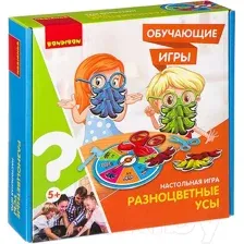 Настольная игра Bondibon Разноцветные усы / ВВ3154
