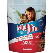 Сухой корм для кошек Miglior C говядиной (400г)