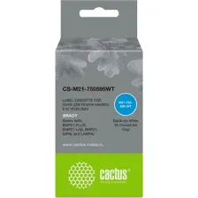 Картридж CACTUS CS-M21-750595WT (аналог Brady M21-750595WT)