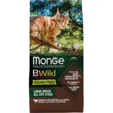Сухой корм для кошек Monge BWild Cat Grain Free Buffalo 10 кг