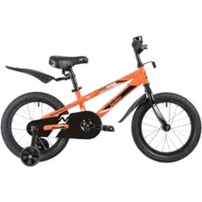 Детский велосипед Novatrack Juster 16 2023 165JUSTER.OR23 (оранжевый)