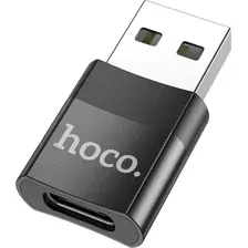 Адаптер Hoco UA17 USB Type-C - USB Type-A (черный)