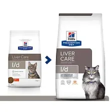 Hill's Prescription Diet l/d Liver Care для кошек (Курица) 1,5 кг