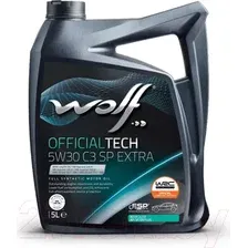 Моторное масло WOLF OfficialTech 5W30 SP Extra / 65648/5 (5л)