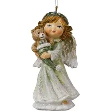 Елочная игрушка Erich Krause Decor. Ангел с медвежонком 64519
