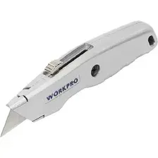 Нож строительный Workpro WP213006