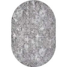 Ковер Merinos SILVER F390, 1*2, OVAL, GRAY