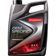 Масло моторное Champion OEM Specific 0W30 MS-BHDI, 8222160, 5 л
