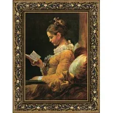 Картина Декарт Читательница Итальянский художник 8Л0513 (в раме)