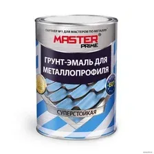Грунт-эмаль Master Prime Для металлопрофиля RAL6005 0.9 кг (зеленый мох)