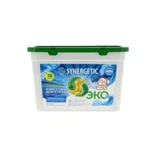 Капсулы для стирки SYNERGETIC UNIVERSAL 18шт