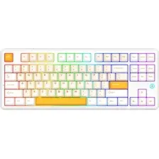 Клавиатура Ajazz AK870 V2 Day Dream Switch (желтый/белый)