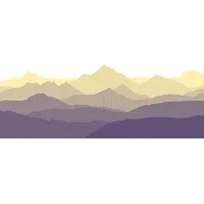 Фотообои Citydecor Горные вершины с защитным покрытием 500x260