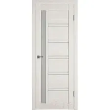 Межкомнатная дверь Atum Pro Х38 80x200 (artic oak, стекло white cloud)