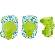 Комплект защиты Tech Team Safe Fit Kids 1.0 NN011966 (M, зеленый)