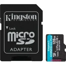 Карта памяти Kingston Canvas Go! microSDXC 128GB SDCG4/128GB (с адаптером)