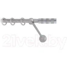 Карниз для штор Lm Decor Жезл 060 1р витой (сатин, 4м)