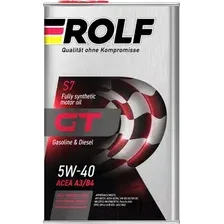 Моторное масло Rolf GT SAE 5W40 / 322234 (1л)