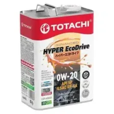Масло моторное TOTACHI ECODRIVE 0W-20 4л E0104