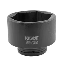 Головка ударная глубокая 1'', 120мм (6гр.) 51734 FORCEKRAFT
