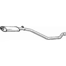 глушитель средняя часть! Peugeot 306 1.9TD/2.0HDi 93-02 282-849 BOSAL