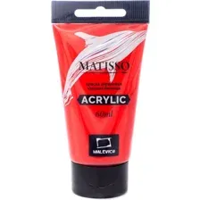 Акриловая краска Малевичъ Matisso 617102 (60 мл, красный)