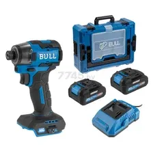 Шуруповерт (винтоверт) ударный аккумуляторный BULL CID 2218 XLTpro SET Xcase (1329954)